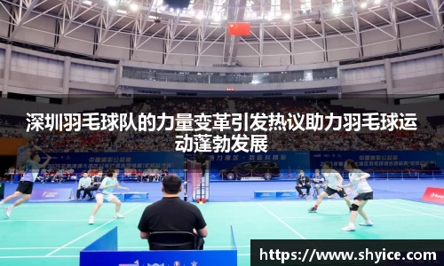深圳羽毛球队的力量变革引发热议助力羽毛球运动蓬勃发展