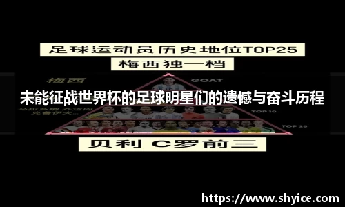 未能征战世界杯的足球明星们的遗憾与奋斗历程